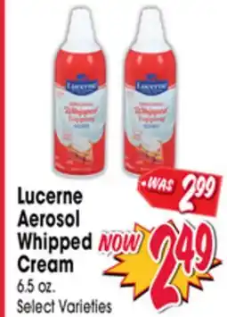 Jewel-Osco Lucerne Aerosol Whipped Cream offer