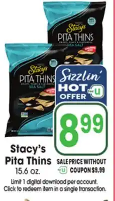 Jewel-Osco Stacy's Pita Thins offer