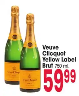 Jewel-Osco Veuve Clicquot Yellow Label Brut offer