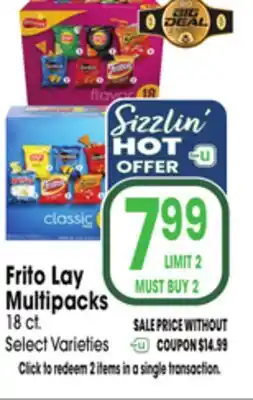 Jewel-Osco Frito Lay Multipacks offer