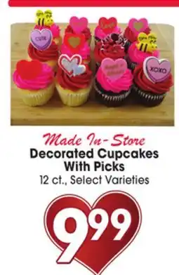 Jewel-Osco Decorated Cupcakes With Picks offer