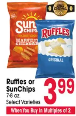 Jewel-Osco Ruffles or SunChips offer
