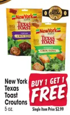Jewel-Osco New York Texas Toast Croutons offer