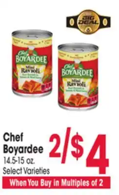Jewel-Osco Chef Boyardee offer