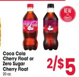 Jewel-Osco Coca Cola Cherry Float or Zero Sugar Cherry Float offer