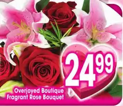 Jewel-Osco Overjoyed Boutique Fragrant Rose Bouquet offer
