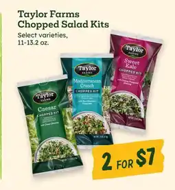 Sprouts Farmers Market Taylor Farms Chopped Salad Kits offer