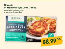 Sprouts Farmers Market Sprouts Maryland Style Crab Cakes offer