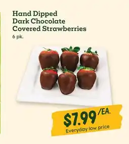 Sprouts Farmers Market Hand Dipped Dark Chocolate Covered Strawberries offer