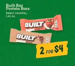 Sprouts Farmers Market Built Bar Protein Bars offer