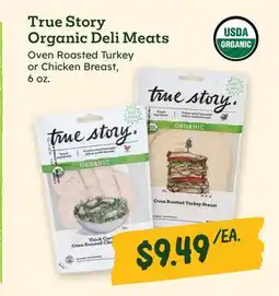 Sprouts Farmers Market True Story Organic Deli Meats offer