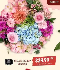 Sprouts Farmers Market DELUXE HOLIDAY BOUQUET offer