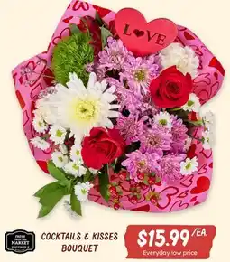 Sprouts Farmers Market COCKTAILS & KISSES BOUQUET offer