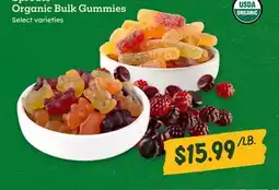 Sprouts Farmers Market Sprouts Organic Bulk Gummies offer