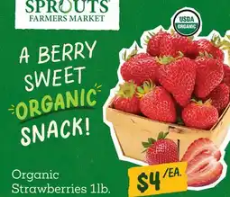 Sprouts Farmers Market Organic Strawberries offer