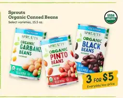 Sprouts Farmers Market Sprouts Organic Canned Beans offer