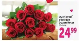 Safeway Overjoyed Boutique Dozen Roses offer