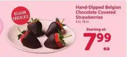 Safeway Hand Dipped Belgian Chocolate Covered Strawberries offer