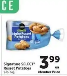 Safeway Signature Select Russet Potatoes offer