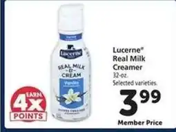 Safeway Lucerne Real Milk Creamer offer