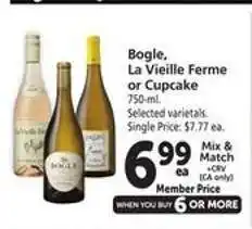 Safeway Bogle, La Vieille Ferme or Cupcake offer