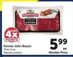 Safeway Farmer John Bacon offer