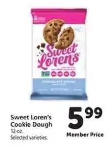 Safeway Sweet Loren's Cookie Dough offer