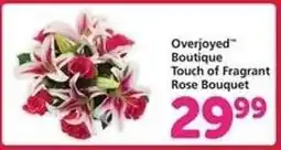 Safeway Overjoyed Boutique Touch of Fragrant Rose Bouquet offer