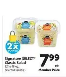 Safeway Signature SELECT Classic Salad offer