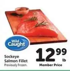 Safeway Sockeye Salmon Fillet offer