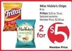 Safeway Miss Vickie's Chips offer