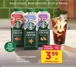 Safeway Starbucks Creamer offer