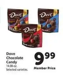 Safeway Dove Chocolate Candy offer
