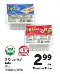 Safeway O Organics Tofu offer