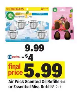 Meijer Air Wick Scented Oil Refills or Essential Mist Refills offer