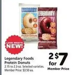 Safeway Legendary Foods Protein Donuts offer