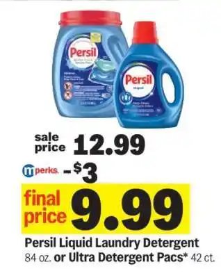 Meijer Persil Liquid Laundry Detergent offer