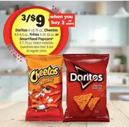 Meijer Doritos, Cheetos, Fritos, Smartfood Popcorn offer