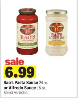 Meijer Rao's Pasta Sauce or Alfredo Sauce offer