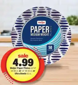 Meijer Meijer Paper Plates offer