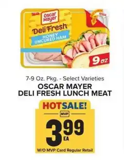 Food Lion Oscar Mayer Deli Fresh Lunch Meat offer