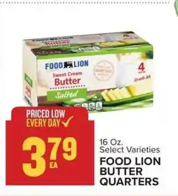 Food Lion FOOD LION BUTTER QUARTERS offer