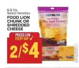 Food Lion Food Lion Chunk or Shredded Cheese offer