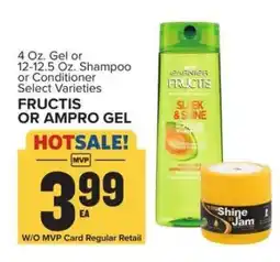 Food Lion FRUCTIS OR AMPRO GEL offer