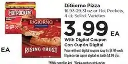 Food 4 Less DiGiorno Pizza or Hot Pockets offer