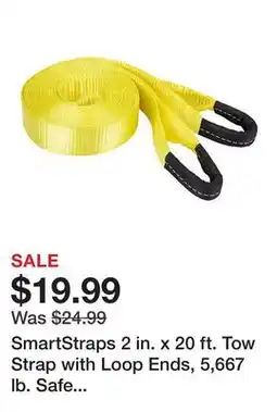 Tractor Supply Company SmartStraps 2 in. x 20 ft. Tow Strap with Loop Ends, 5,667 lb. Safe Work Load offer