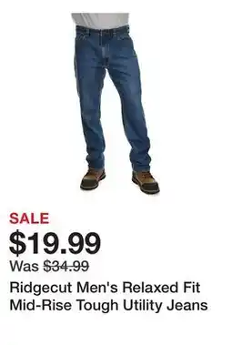 Tractor Supply Company Ridgecut Men's Relaxed Fit Mid-Rise Tough Utility Jeans offer