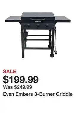 Tractor Supply Company Even Embers 3-Burner Griddle offer