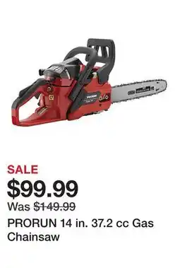 Tractor Supply Company PRORUN 14 in. 37.2 cc Gas Chainsaw offer