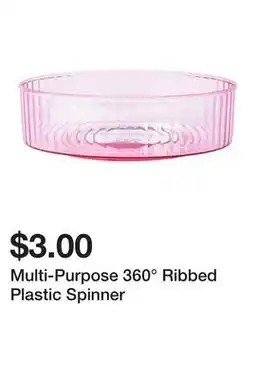 Five Below Multi-Purpose 360° Ribbed Plastic Spinner offer